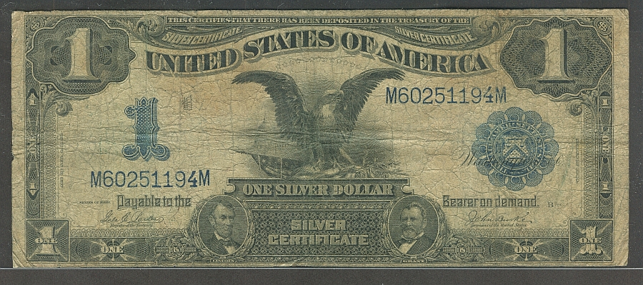 Fr.232, 1899 $1 Silver Certificate, Parker-Burke, M60251194M, VG